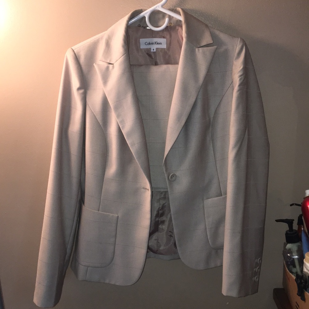 Calvin Klein business jacket and skirt